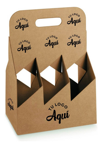 Caja P/cerveza 6 Unid. De 500ml Personalizada + Matriz X300u