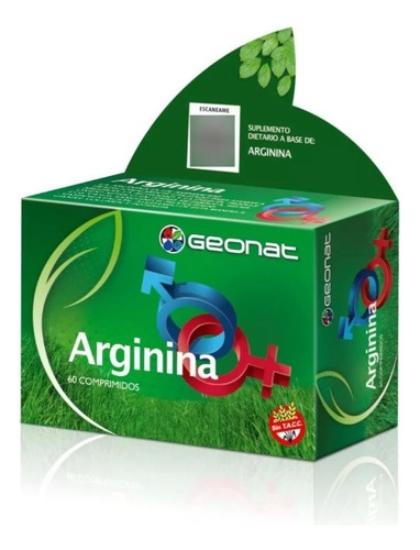 Arginina X 60 Comp. Oxido Nitrico Geonat Vigor