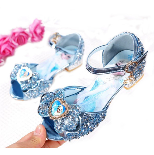 Zapatos De Princesa De Cristal Para Niñas De Fiesta De Boda