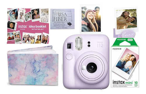 Fujifilm Instax Mini 12 Purple Holiday Bundle 2023 - Incluye
