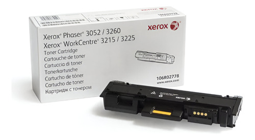 Toner Xerox Negro Phaser/3260/wc3215 3,000 Pag - 106r02778