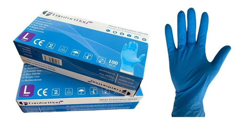 Imagen 1 de 5 de Guante Nitrilo Tallas M, L, Xl - 100% Nitrilo - Certificado