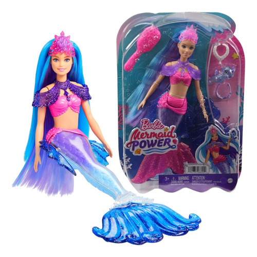 Barbie Sirena Mermaid Power Muñeca Accesorios 