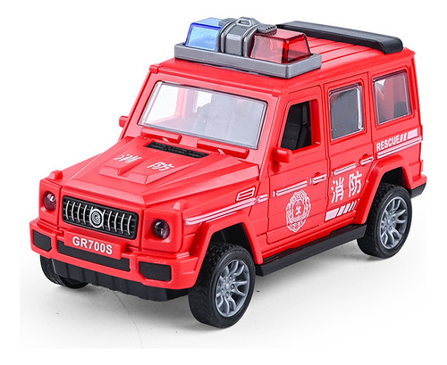 Coche De Juguete Fire Truck Suv Inertia