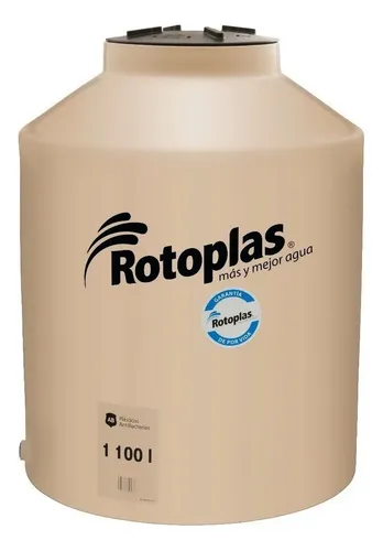 comprar Tinaco Rotoplas Tricapa 1,100 Litros Beige Con Accesorios