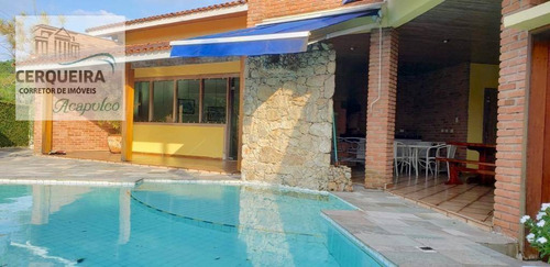 Casa Para Alugar, 380 M² Por R$ 6.000,00/mês - Acapulco - Guarujá/sp - Ca0543