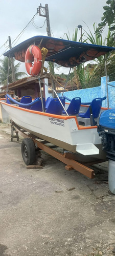 Vendo Barco De Fibra 5.70 M, Motor Yamaha 40 Hp 2022 Partida