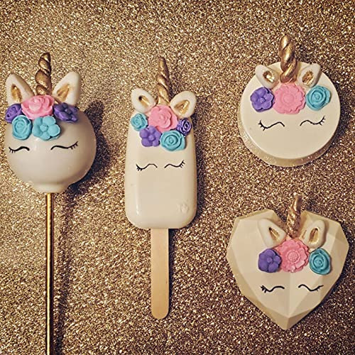 Juego De Moldes De Fondant De Flores De 7 Piezas, Moldes De