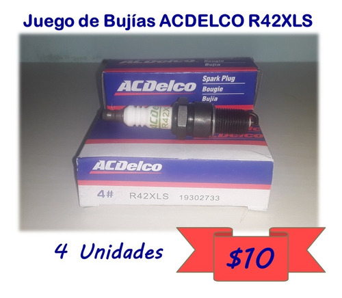 Bujías Acdelco R42xls Chana Super Van Pick-up Caja De 4