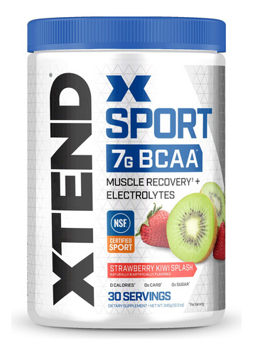 Bcaa Em Pó Scivation Xtend Sport Strawberry Kiwi (30 Porções