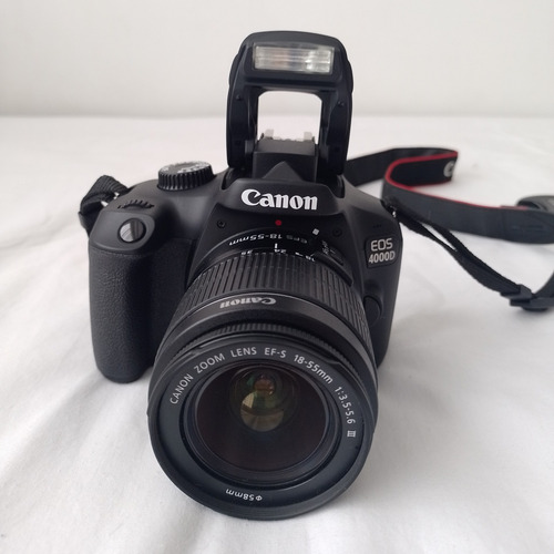  Cámara Canon Eos Kit 4000d + Lente 18-55mm+16gb+bolso