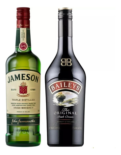 Whisky Jameson Irlandes Botella 1 L + Baileys Licor Origina