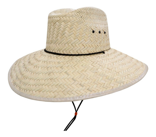 Sombrero Unisex Truman Pescador Palma Ala Ancha Barbiquejo