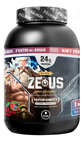 Proteina Zeus Complex 1kg / Variedad Sabor / Palikos Fitness