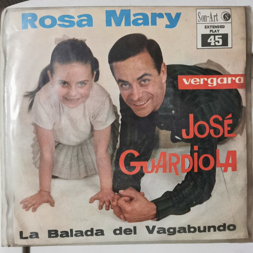 Disco 45 Rpm: Rosa Mary- Jose Guardiola,balada