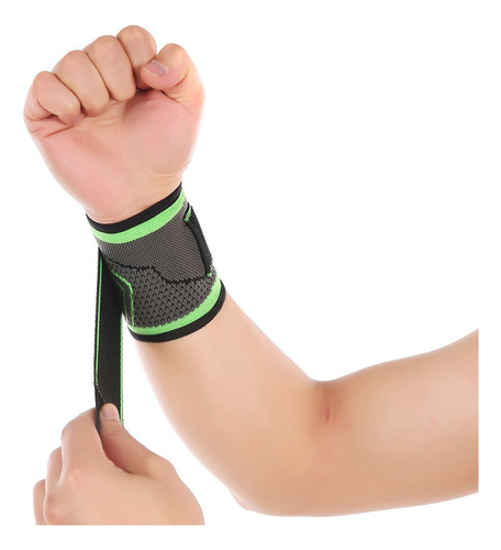 Muñequera Deportiva Tipo Venda Con Velcro Tendinitis Deporte