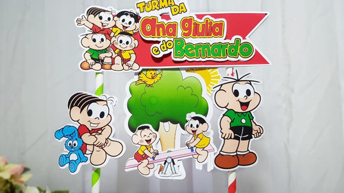 Topo De Bolo Topper Turma Da Mônica