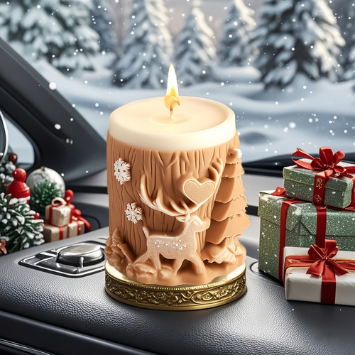 Molde De Silicona Para Velas De Aromaterapia Navideñas