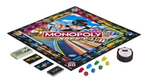 Juego De Mesa Monopoly Speed. Hasbro Gaming. E7033