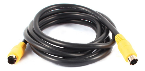 Ruilogod Cable Extension S-video M 5.9 Ft 4 Pine Color Negro