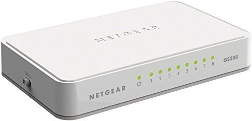 Interruptor Netgear No Administrado Gigabit Ethernet De 8