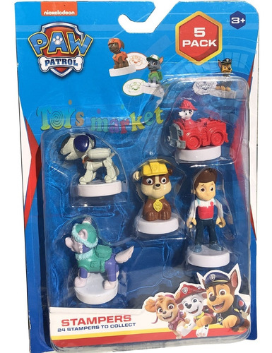 Paw Patrol Original Muñecos Chase Rubble Zuma Marshall Rocky