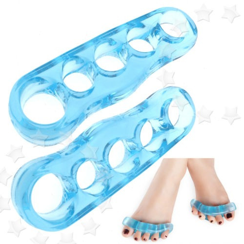 2 X Gel Toe Separador Ortesis Camillas Alinear Superpuestos 