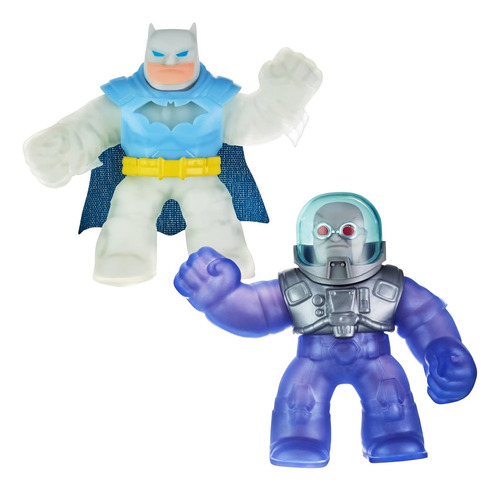 Figuras Héroes Goo Jit Zu Dc Héroes Batman Vs Mr Freeze