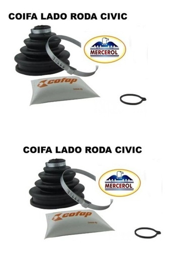 Coifa Homocinetica  Honda Civic 97 98 99 1.5 1.6 Par