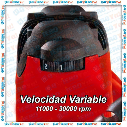 Imagen 7 de 10 de Fresadora Rebajadora Router 1200w Te-ro + Kit Fresas Einhell