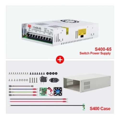 Case + Fonte S400 (trafo/power Supply 65v 400w) Para Rd6006w