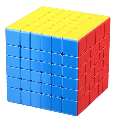 Cubo Mágico 6x6 Moyu Meilong 6 V2 Pequeño 61mm Stickerless