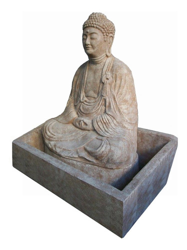 Fuente Feng Shui  Buda, 70cm, Cemento