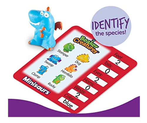 Learning Resources Niños Juguete Misteriosa Criatura 6 Pz