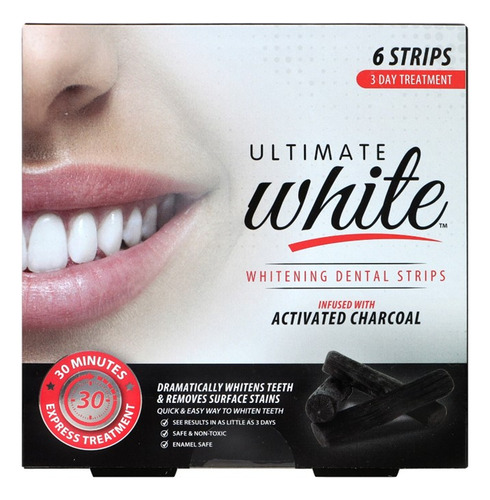 Tiras Blanqueadoras Para Dientes De Carbón Activado