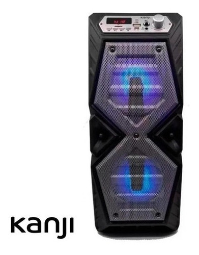 Parlante Portatil Bluetooth Kanji Dance Led Radio Fm Usb Lh