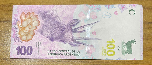 Billete De 100 Pesos Taruca Serie A Sin Circular
