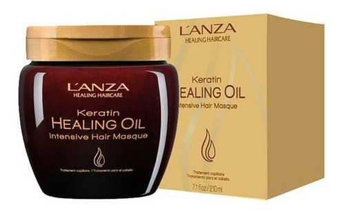 Imagem 1 de 1 de Lanza Keratin Healing Oil Intensive Hair Masque 210ml Cab. D