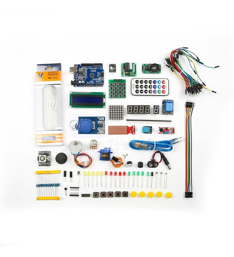 Kit Avançado Placa Uno Compatível Com Arduino Completo Nfe