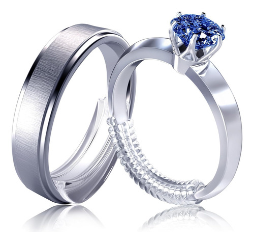 Kit De Ajuste Tamaño Para Anillos Sueltos Unisex Espiral