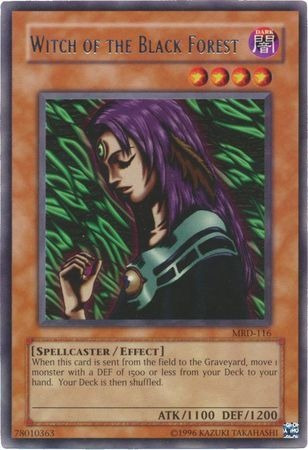 Yugioh Witch Of The Black Forest Mrd-116 Original Rare