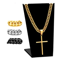 Comprar Cadenas De Cruz Collares De Cruz Cadenas Caballero Acero