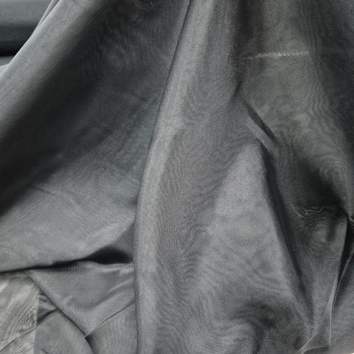 Tela Por Metro Voile Cortinero Decoración 3m Ancho Negro Liso