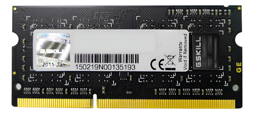 Ram Sodimm G.skill Ddr3 1333mhz 4gb F3-10666cl9s-4gbsq