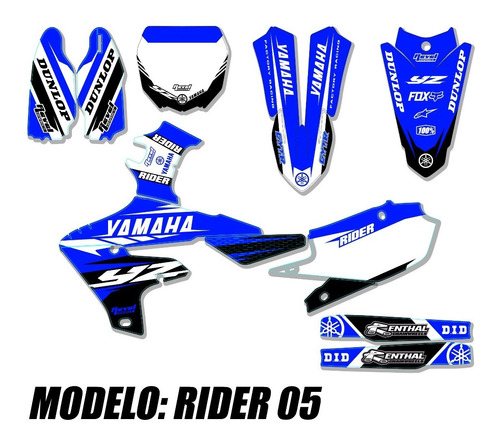 Kit Calcos Para Yamaha Yzf 250/450 2018 Al 2020 - Gruesas!