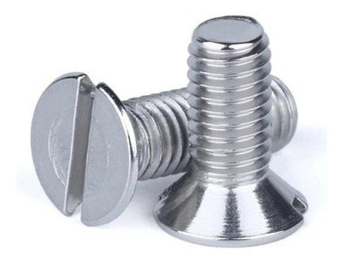 M8 X 40mm Tornillo Cabeza Plana Ranurada Inox. (250pz)