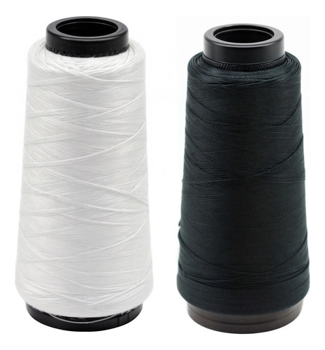 Linha Para Costura - Caixa Com 30 Cones - Preta E Branca Cor Preto E Branco