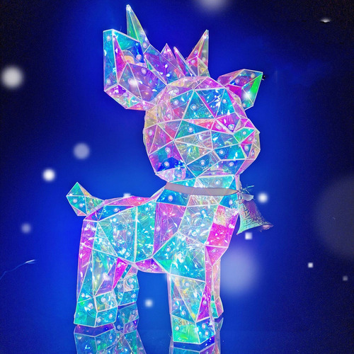 Decoración Navideña Explosión Magics Light Navidad Ciervo