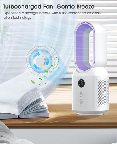 Ventilador De Escritorio Let'me Con Oscilación De 106° Y 3 V