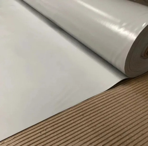 Imagen 1 de 6 de Tela De Pvc Para Parche De Gomones Semirrigidos 10x150 Gris